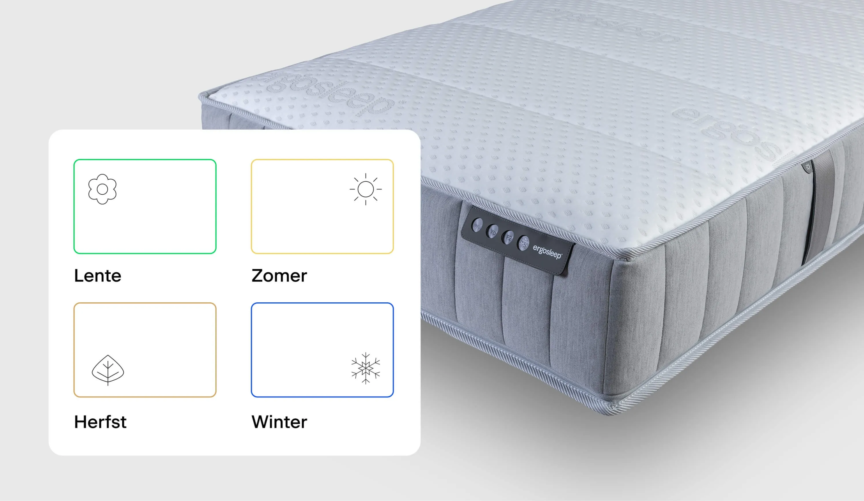 2. Elk seizoen in topvorm door je matras te draaien