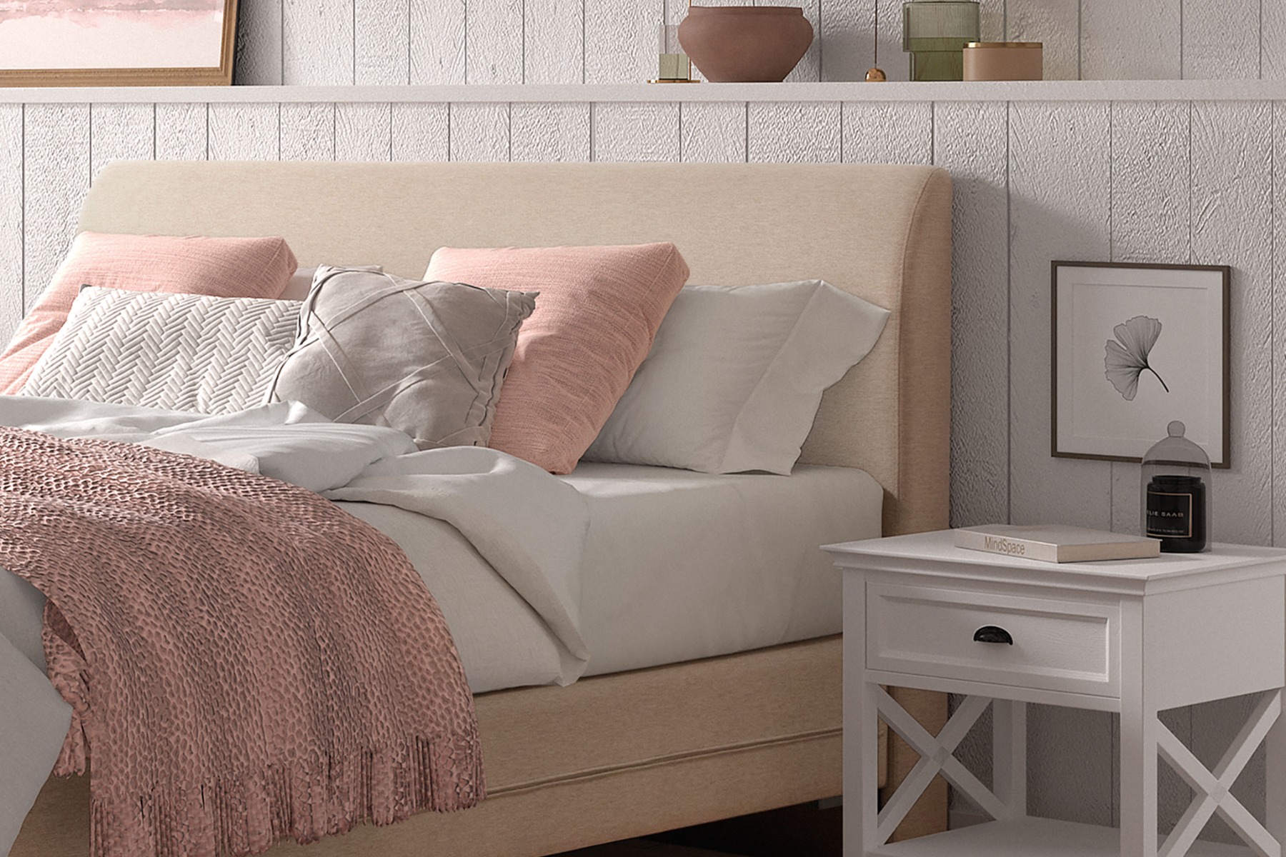 Wynn Box Spring Boxspring Lincoln-BS1-80-210-Vlak (niet verstelbaar)
